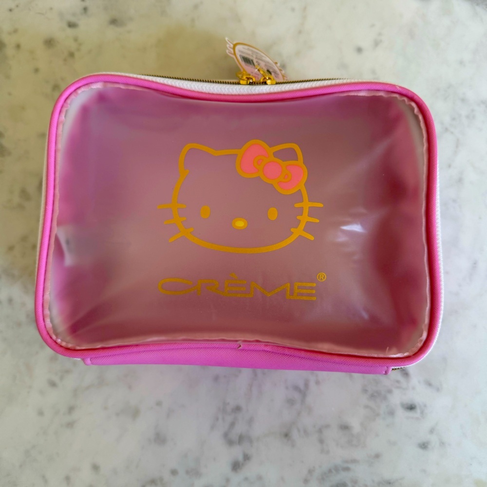 The Creme Shop x Hello Kitty Pink Ombre Multi-use
Makeup Bag Beauty Travel Case